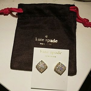 Kate Spade glitter studs
